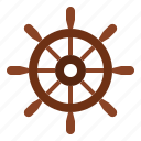 ship, steering, wheel