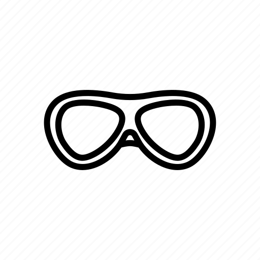 Diving, glasses, googles, oval, swimming, tool, training icon - Download on Iconfinder