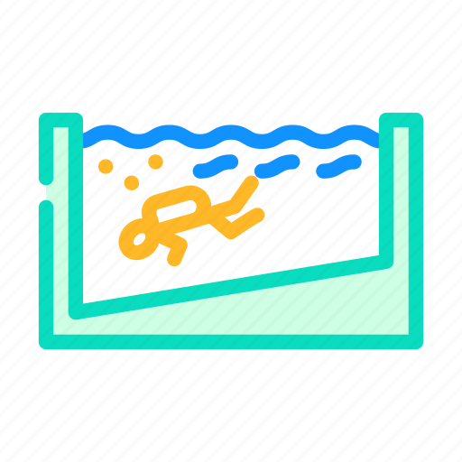Training, pool, diving, school, education, lesson icon - Download on Iconfinder