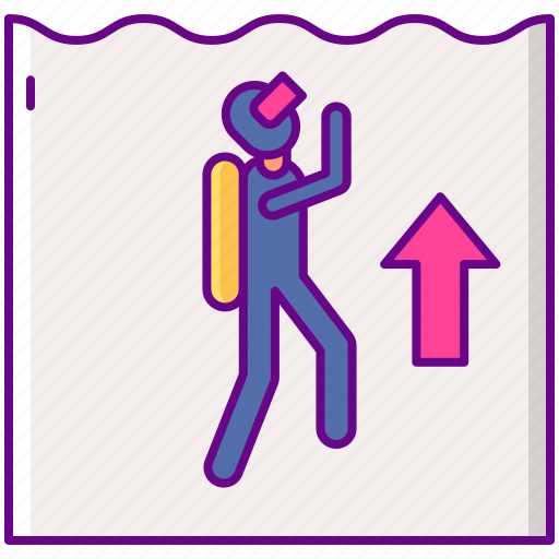 Ascent, diving, scuba icon - Download on Iconfinder