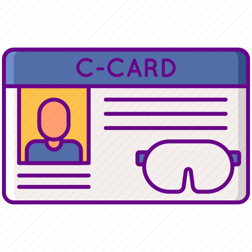 C, card, id, diving icon - Download on Iconfinder
