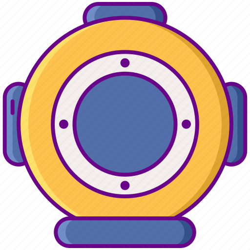 Diving, helmet, scuba, gear icon - Download on Iconfinder