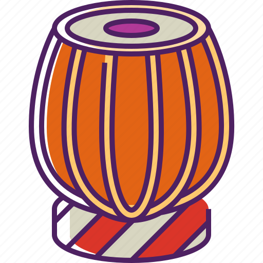 Tablas, drum, musical-instrument, percussion instrument, india, cultures, tabla icon - Download on Iconfinder