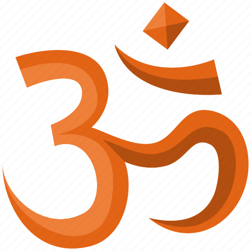Hindu, indian, religion, culture, symbol, om, hinduism icon - Download on Iconfinder