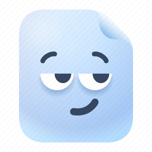 Document, paper, smirk, file icon - Download on Iconfinder
