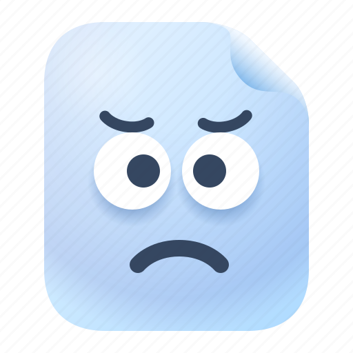 Angry, emoji, document, file, paper icon - Download on Iconfinder
