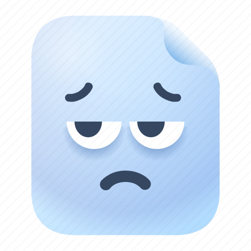 Document, file, paper, boring, emoji icon - Download on Iconfinder