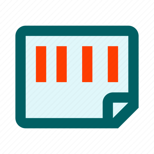 Document, extension, file, format, measure, paper, ruler icon - Download on Iconfinder