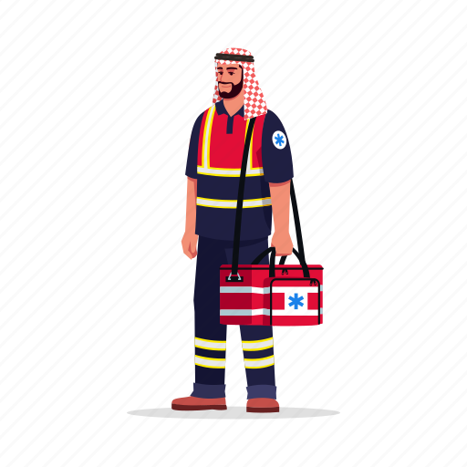 Characters, arabic, ambulance, surgeon icon - Download on Iconfinder