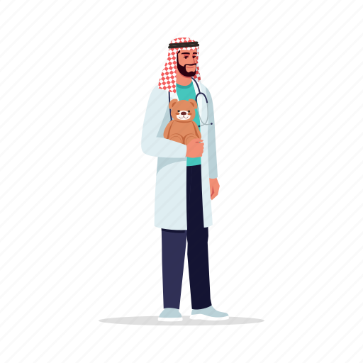Doctor, pediatrician, physician, muslim icon - Download on Iconfinder