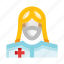 doctor, face mask, medical, woman 