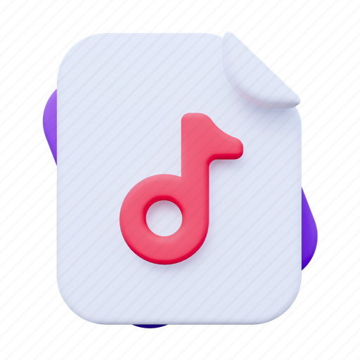 Music document, music-file, file, document, audio-file, format, data icon - Download on Iconfinder