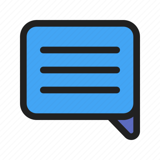 Comment, message, chat, bubble, speech icon - Download on Iconfinder
