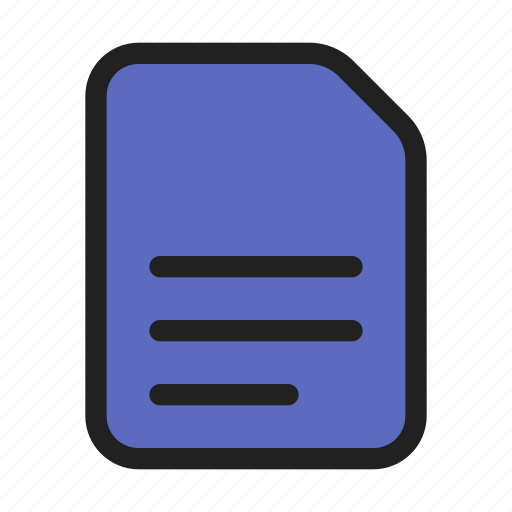 File, document, business, office, paperwork icon - Download on Iconfinder