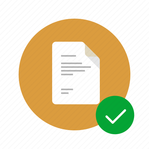 Approve, approveв, check, correct, docs, document, done icon - Download on Iconfinder