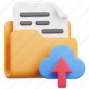 folder, file, document, upload, cloud, computing, storage