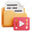 folder, file, document, video, movie, film, cinema 