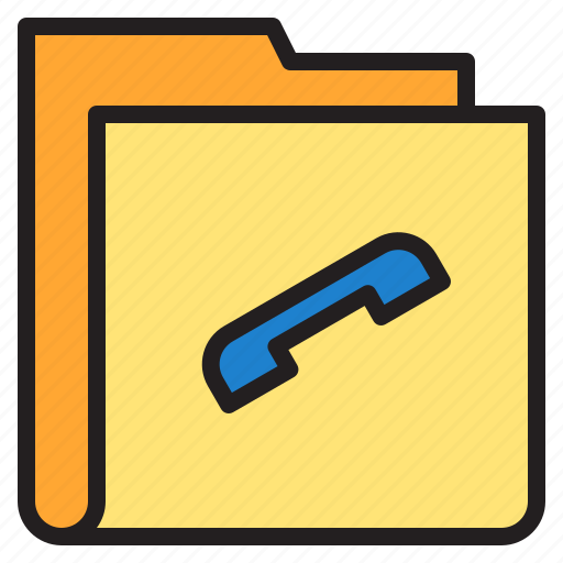 Connect, folder, phone, interface icon - Download on Iconfinder