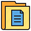 document, file, folder, interface 