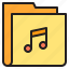 entertainment, folder, music, interface 