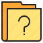 folder, question, form, interface 