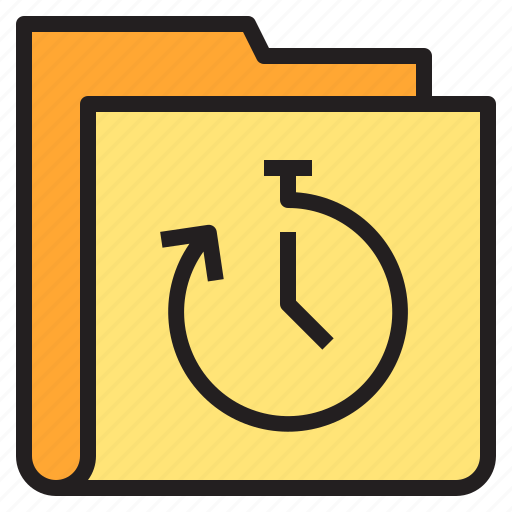 Folder, time, form, interface icon - Download on Iconfinder
