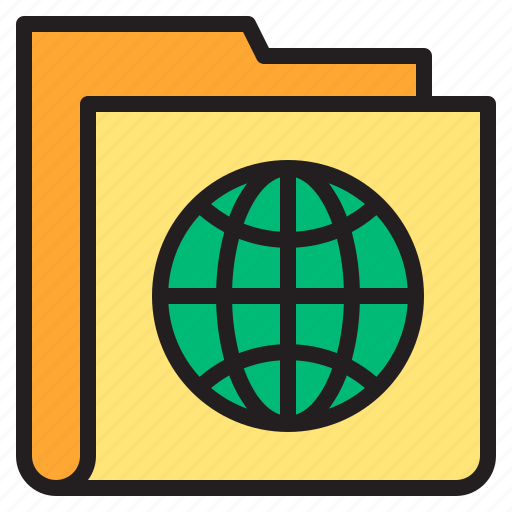 Folder, world, form, interface icon - Download on Iconfinder