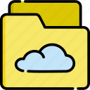 cloud, document, file, ui, essentials, folder, data