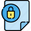 secure, document, file, ui, essentials, page, protection 