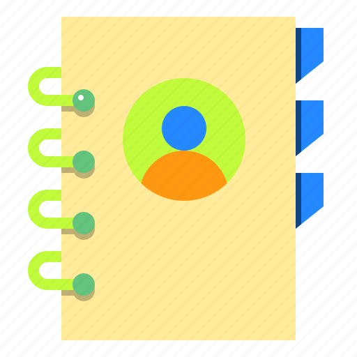 Addressbook, contact, document, file, list icon - Download on Iconfinder