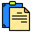 clipboard, document, file, files, folder 