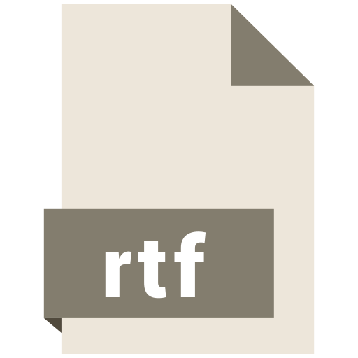 Document, extension, file, format, rtf icon - Free download