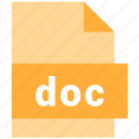 doc, extension, file, type