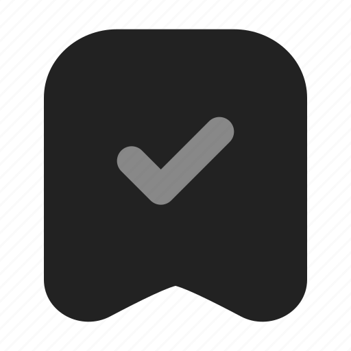 Bookmark, check icon - Download on Iconfinder on Iconfinder