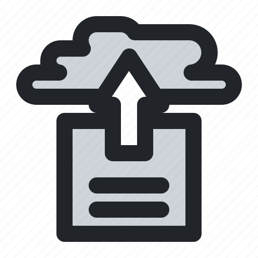 Cloud, doc, document, file, paper, server, upload icon - Download on Iconfinder