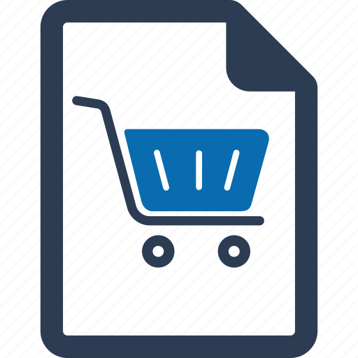 Shopping, list, shopping list, cart, paper, document, file icon - Download on Iconfinder