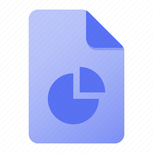 Chart, document, extension, file, page, paper, pie icon - Download on Iconfinder