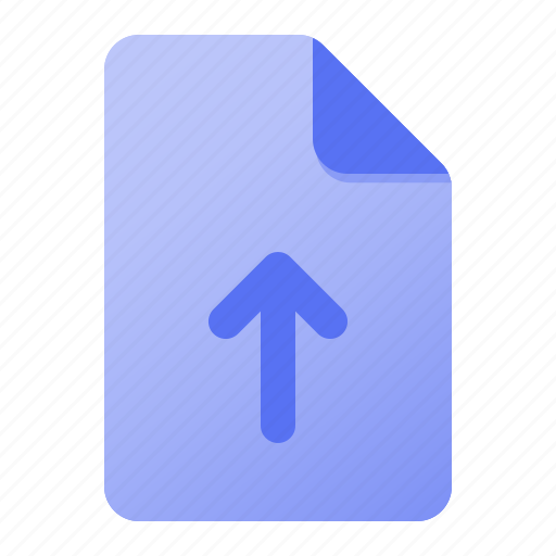Arrow, navigation, page, up, upload icon - Download on Iconfinder