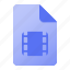 document, file, film, folder, page 