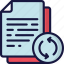 document, documentation, files, new, note, restart