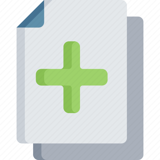 Add, document, documentation, files, note, plus icon - Download on Iconfinder