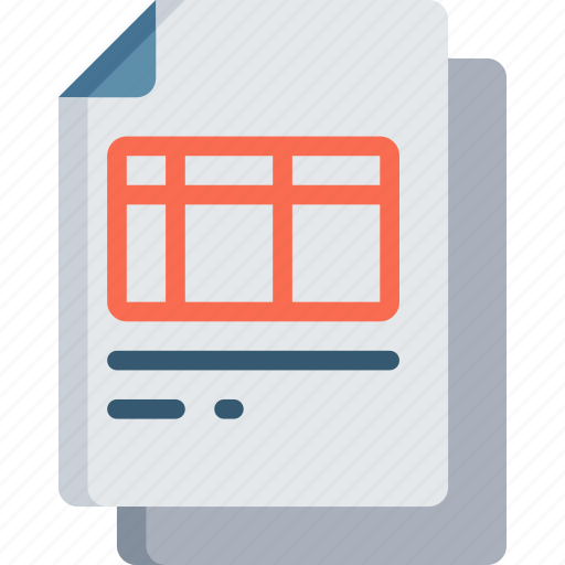 Document, documentation, excel, files, note, spredsheet icon - Download on Iconfinder
