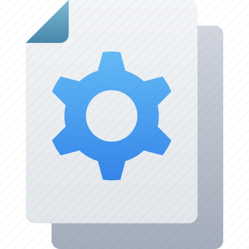 Document, documentation, files, note, options, settings icon - Download on Iconfinder