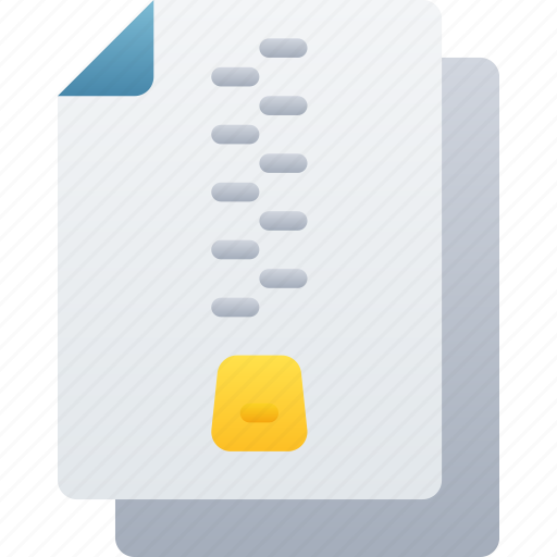 Compressed, document, documentation, files, note, zipped icon - Download on Iconfinder