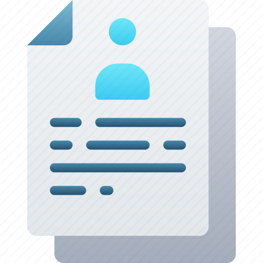 Document, documentation, files, note, profile, user icon - Download on Iconfinder