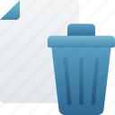 bin, document, documentation, files, note, trash