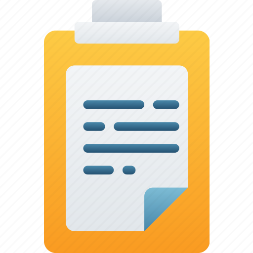 Clipboard, documentation, files, note, writing icon - Download on Iconfinder