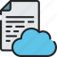 cloud, document, documentation, files, icloud, note 