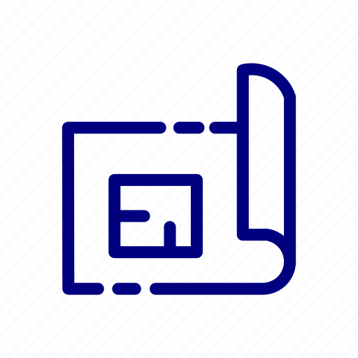 Computer, file, document, blueprint icon - Download on Iconfinder