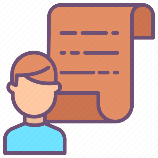 User, documents, 2 icon - Download on Iconfinder